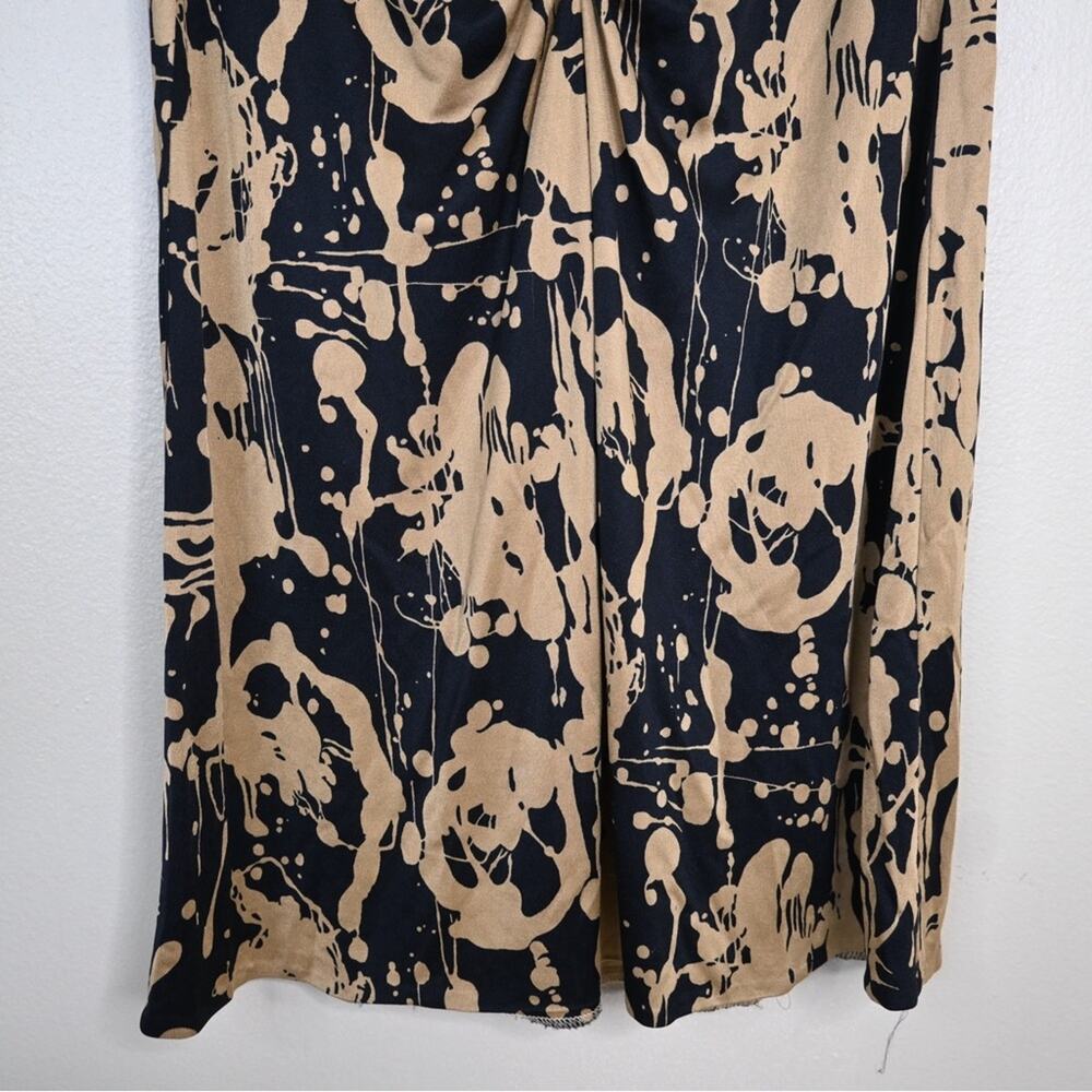 Trina Turk Womens 10 Silk Ruched Front Elegant Dress - Picture 5 of 7